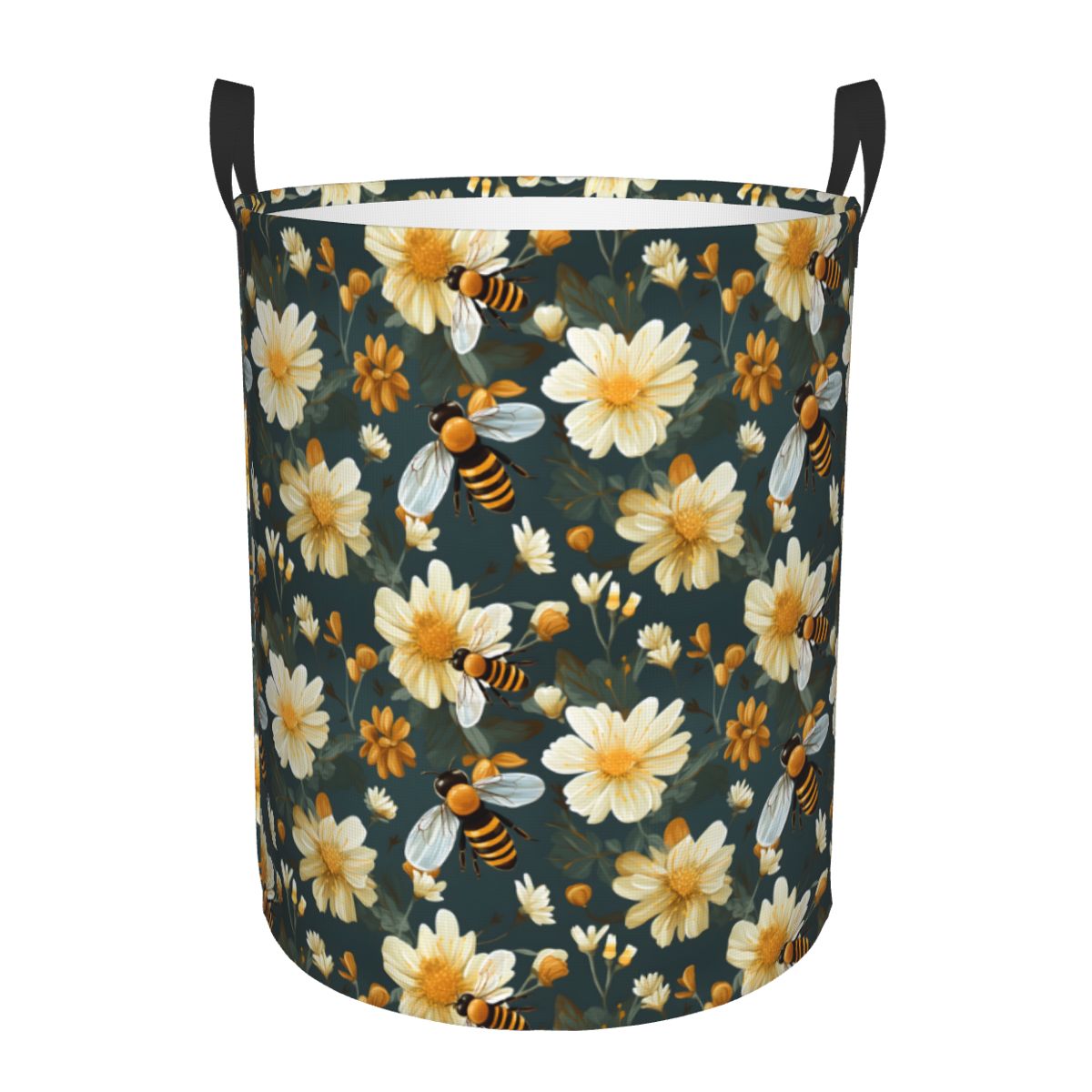 Baby Nursery Hamper - Keranjang Cucian Lipat Motif Sarang Lebah
