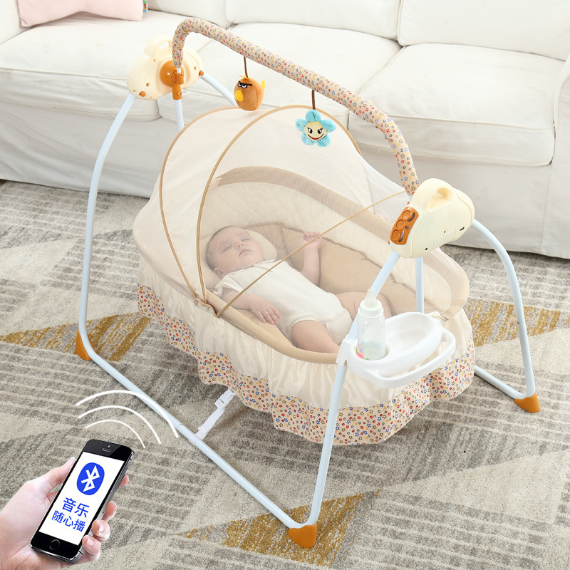Baby Nursery Hamper - Tempat tidur ayunan bayi elektrik pintar,