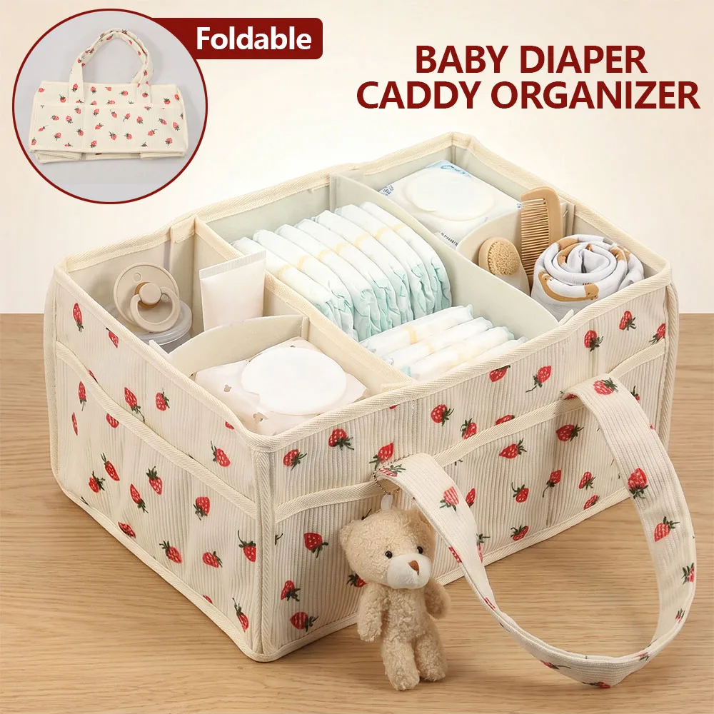 Baby Nursery Shelves - Keranjang Penyimpanan Popok Bayi Portabel dari