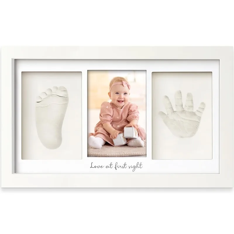 Baby Nursery Picture Frames - Kit Cetakan Tangan dan Kaki Bayi