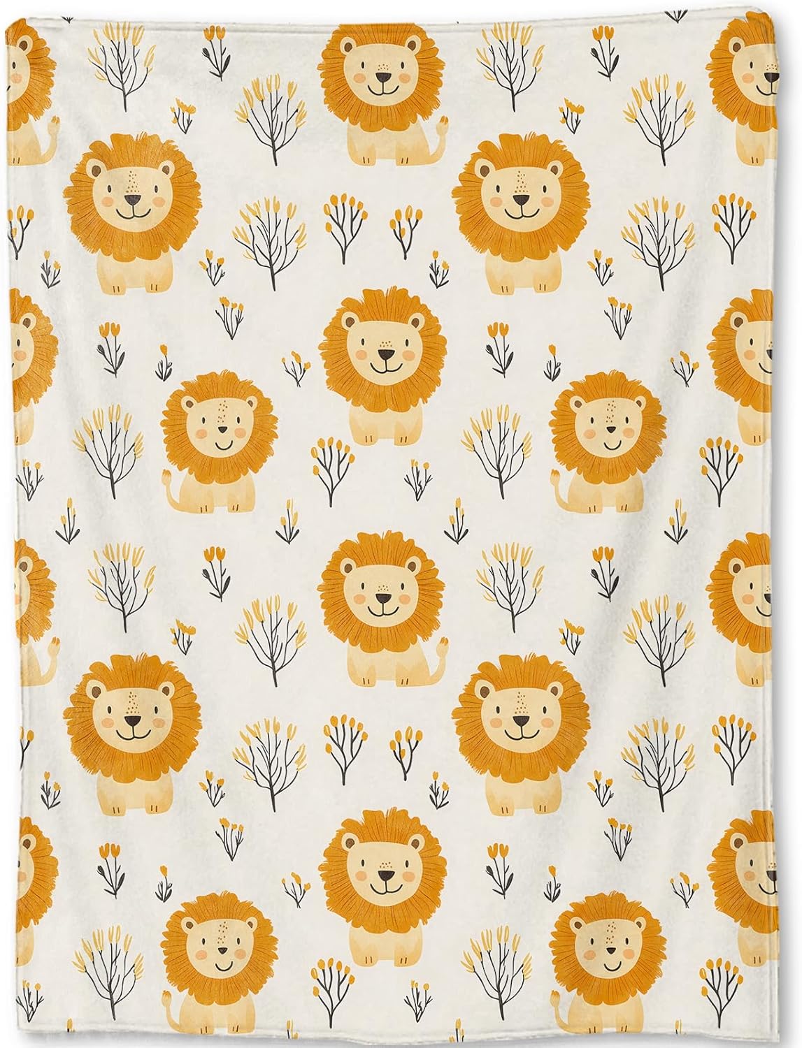 Baby Nursery In Hospital - Selimut Lembut Motif Singa, Selimut Fleece