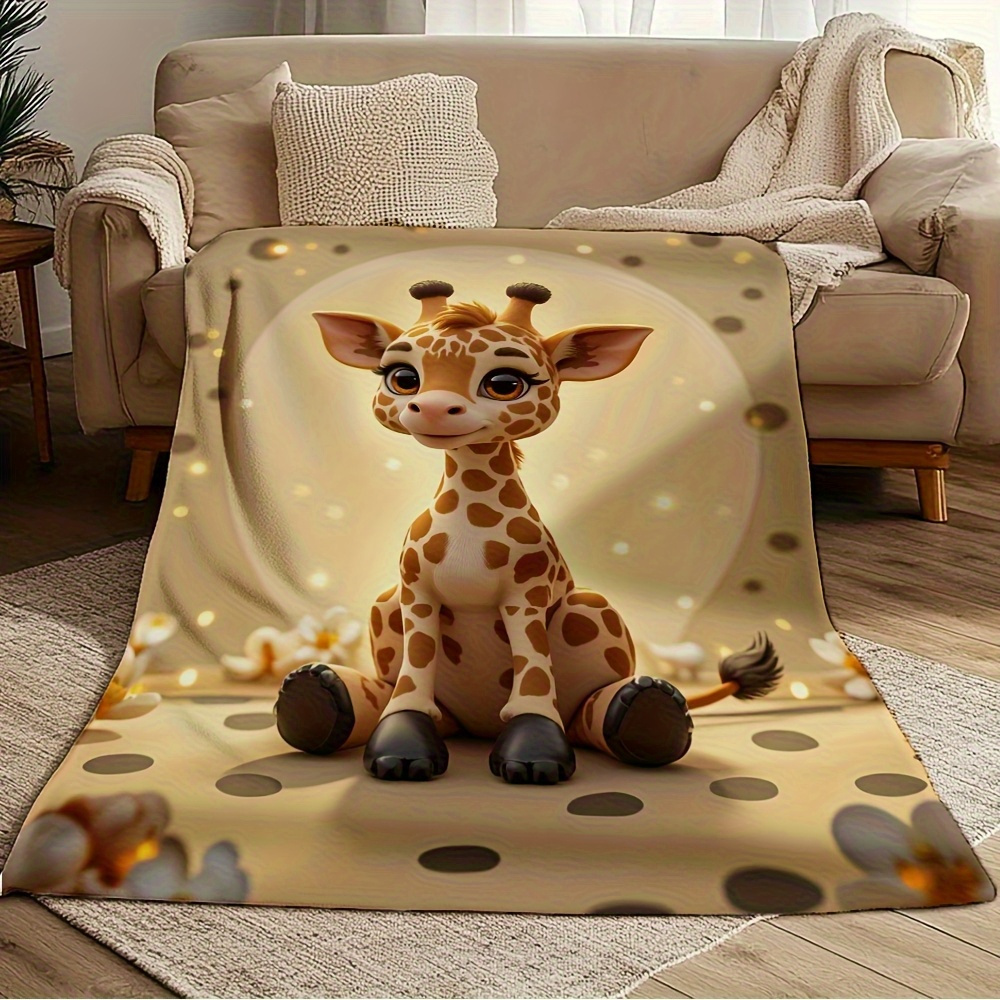 Baby Nursery In Hospital - Selimut Lembut Motif Jerapah yang Menggemaskan,