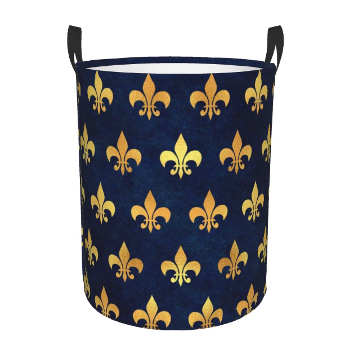 Baby Nursery Hamper - Keranjang Cucian Royal Gold Blue Grunge