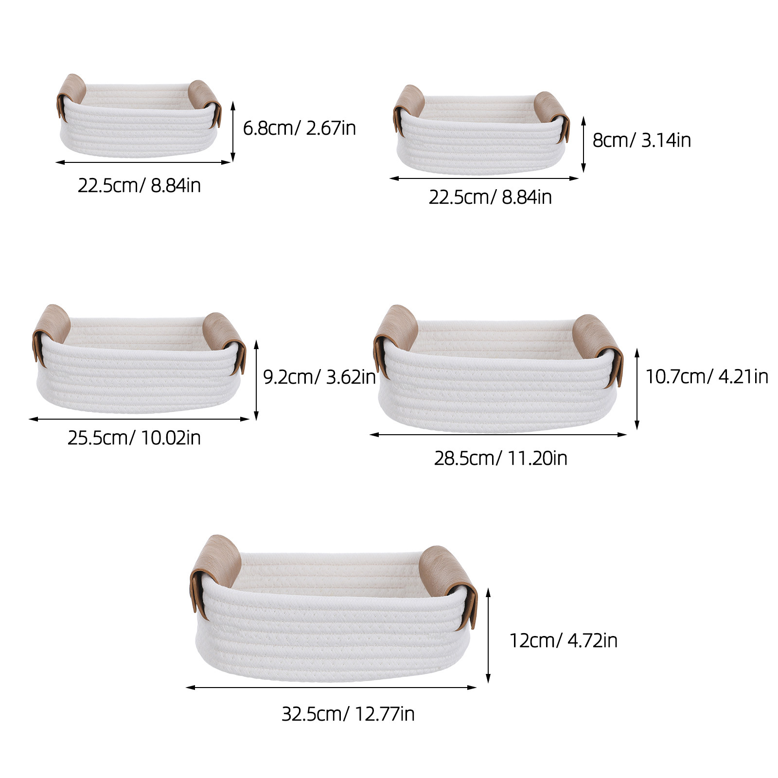 5Pcs Set Keranjang Penyimpanan - Baby Nursery Shelves ulasan dan harga