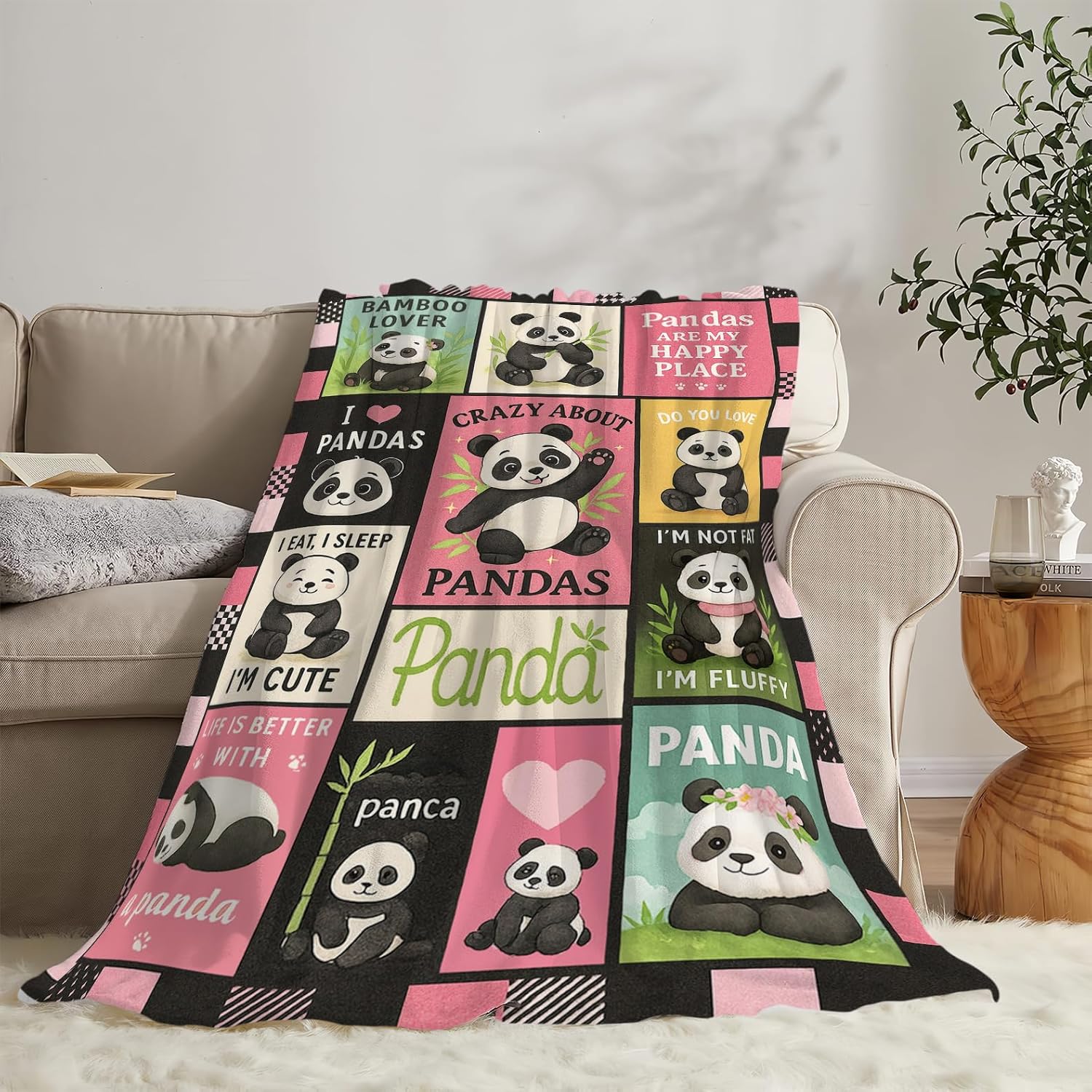 Selimut Panda Lucu, Selimut Le - Baby Nursery Bedding ulasan dan harga