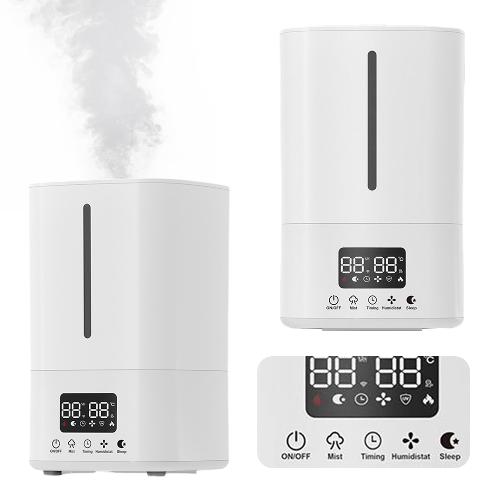 Pelembap Udara 5L dengan Pembe - Humidifier Nursery Quiet ulasan dan harga