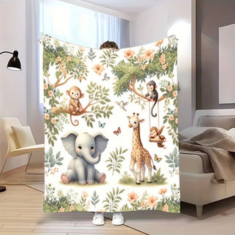 Selimut Bayi Hewan Hutan Cat A - Baby Nursery In Hospital ulasan dan harga