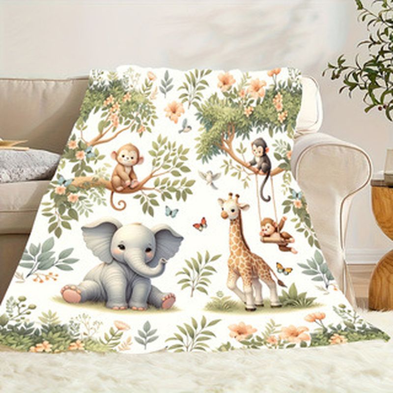 Selimut Bayi Hewan Hutan Cat A - Baby Nursery In Hospital ulasan dan harga