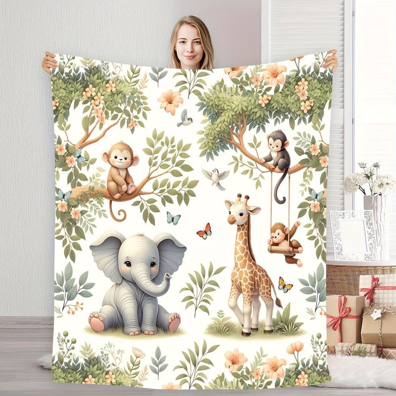 Selimut Bayi Hewan Hutan Cat A - Baby Nursery In Hospital ulasan dan harga