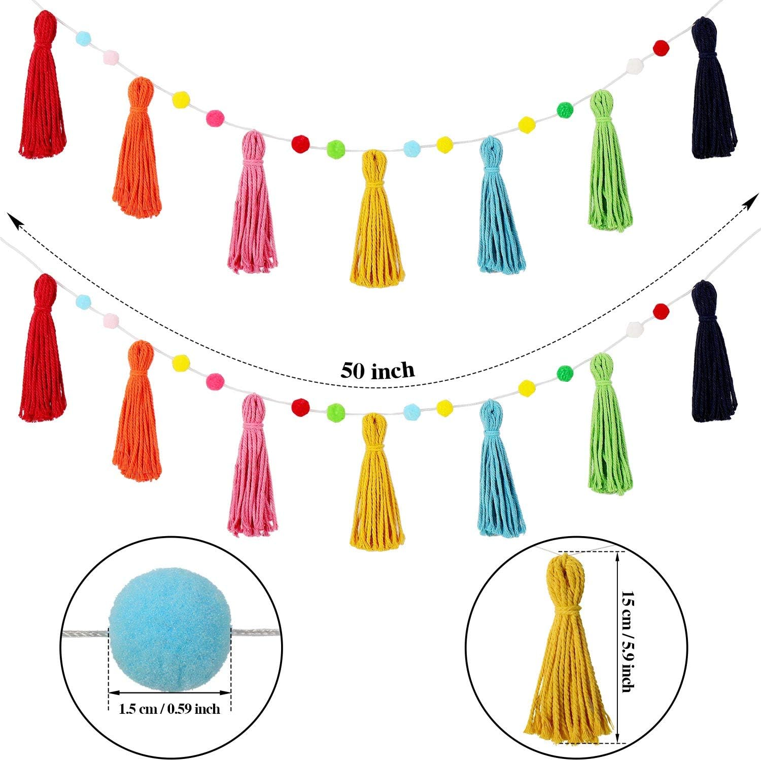 3 buah karangan bunga rumbai p - Baby Nursery Garland ulasan dan harga