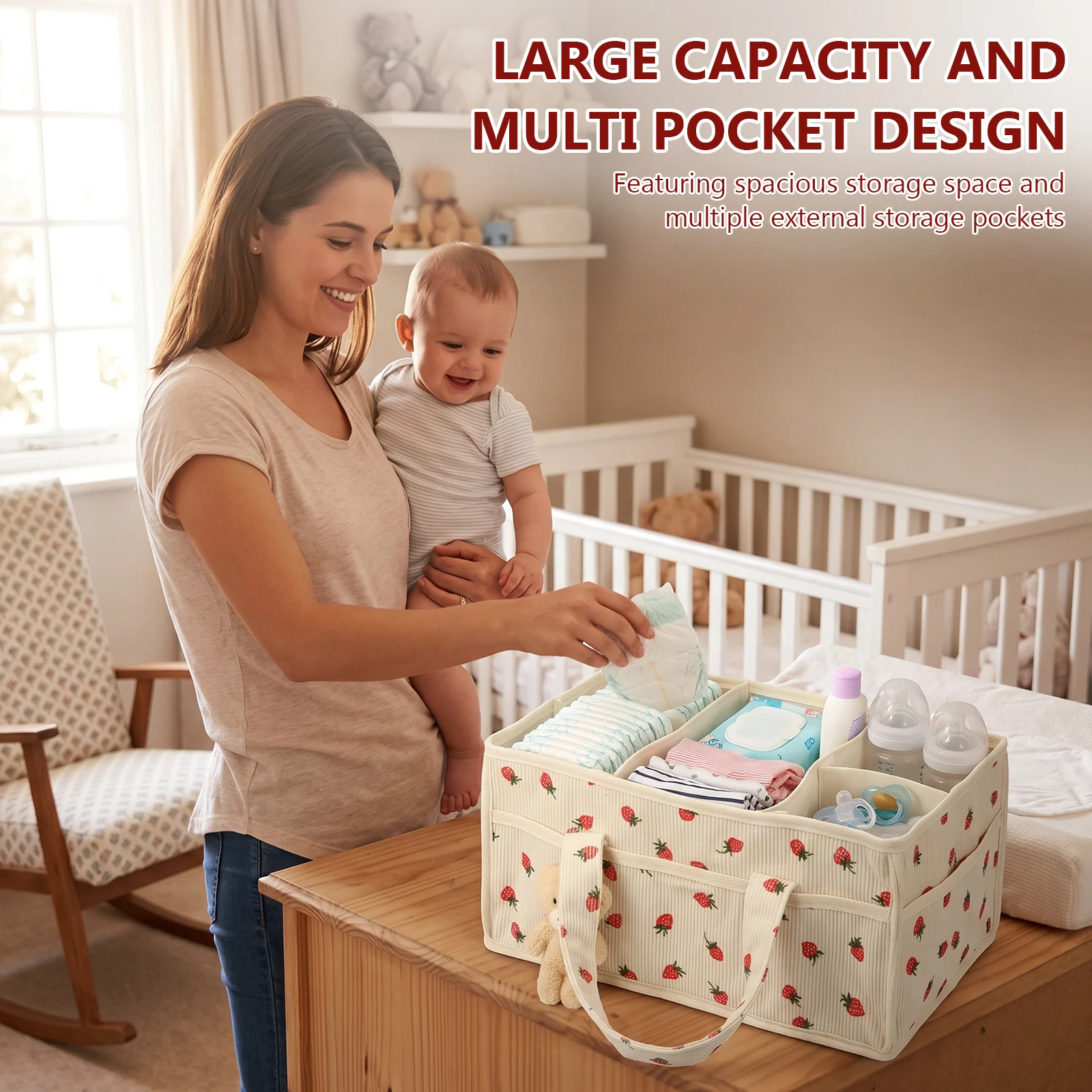 Keranjang Penyimpanan Popok Ba - Baby Nursery Shelves ulasan dan harga