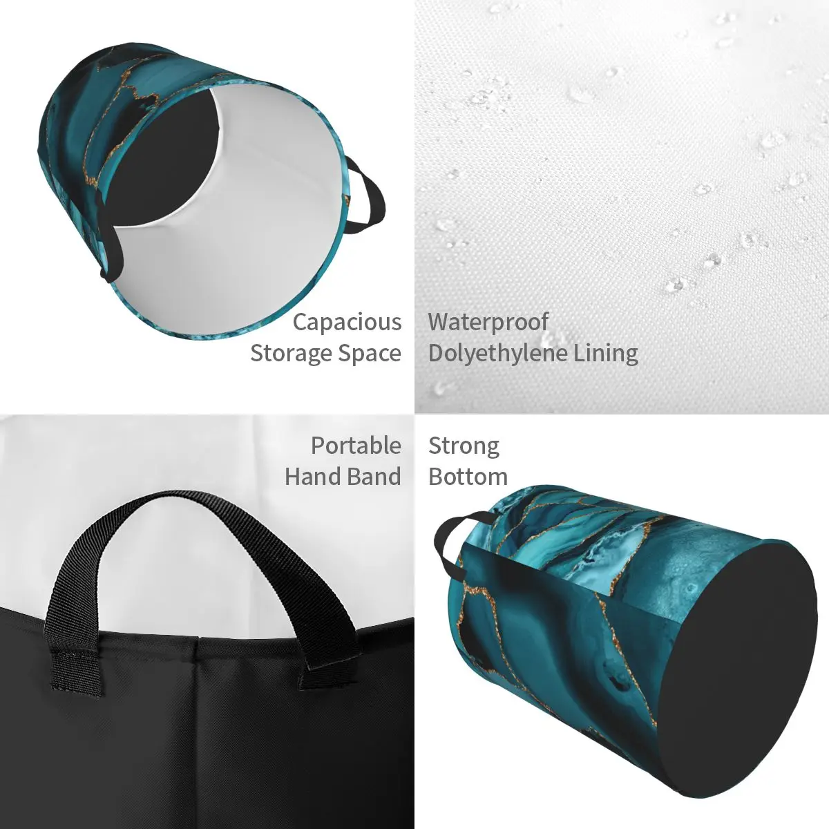 Keranjang Cucian Gelombang Pem - Baby Nursery Hamper ulasan dan harga