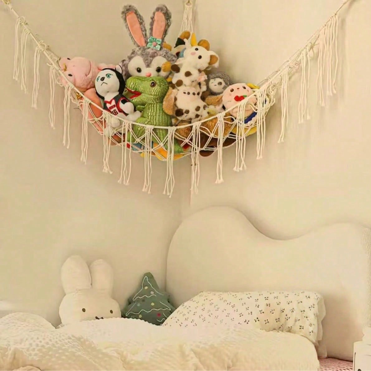 Jaring Hammock Penyimpanan Bon - Baby Nursery Shelves ulasan dan harga