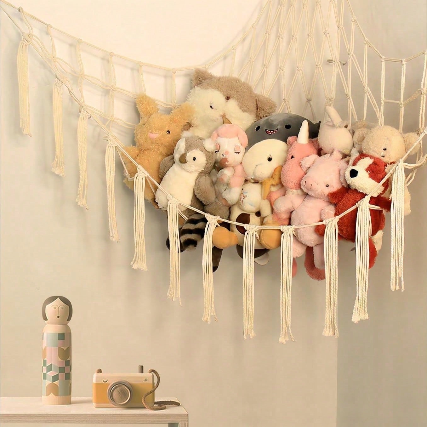 Jaring Hammock Penyimpanan Bon - Baby Nursery Shelves ulasan dan harga