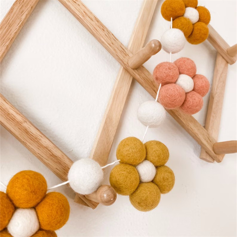 Buatan Tangan Merasa Daisy Gar - Baby Nursery Garland ulasan dan harga