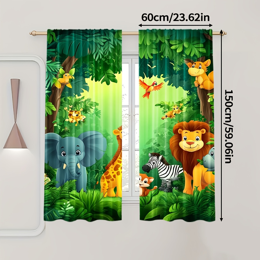 2 Buah Tirai Hewan Kartun Tira - Baby Nursery In Hospital ulasan dan harga
