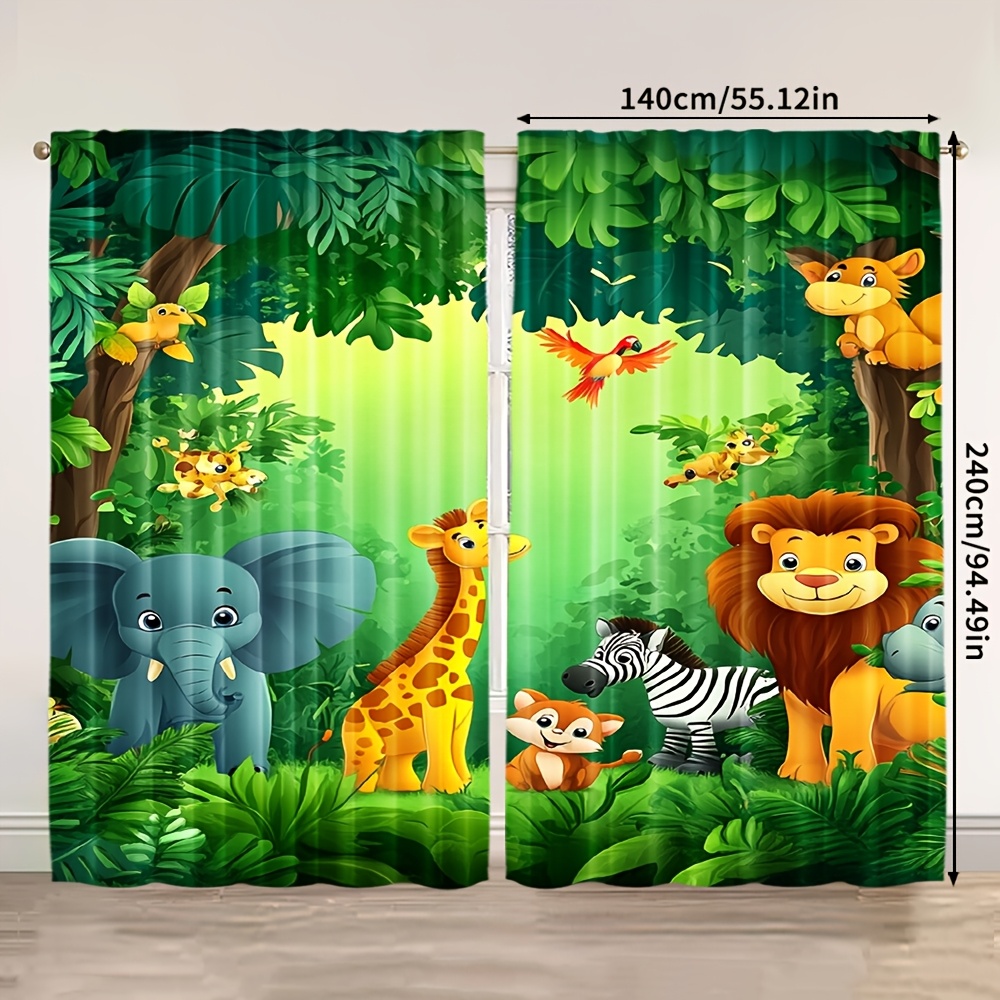 2 Buah Tirai Hewan Kartun Tira - Baby Nursery In Hospital ulasan dan harga
