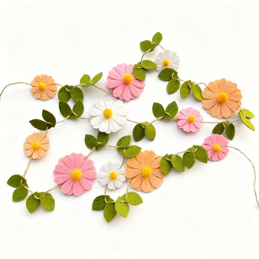 Banner Bunga Daisy dari Kain F - Baby Nursery Garland ulasan dan harga