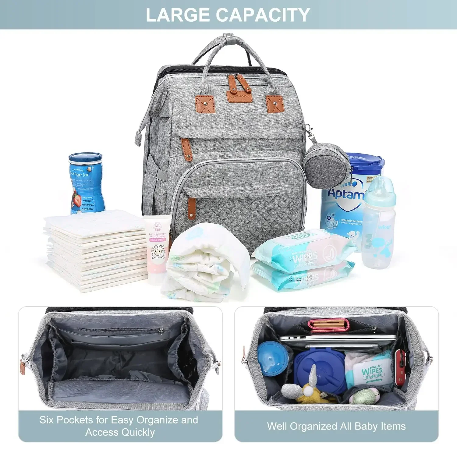 Tas ganti popok bayi, stasiun  - Baby Nursery Hamper ulasan dan harga