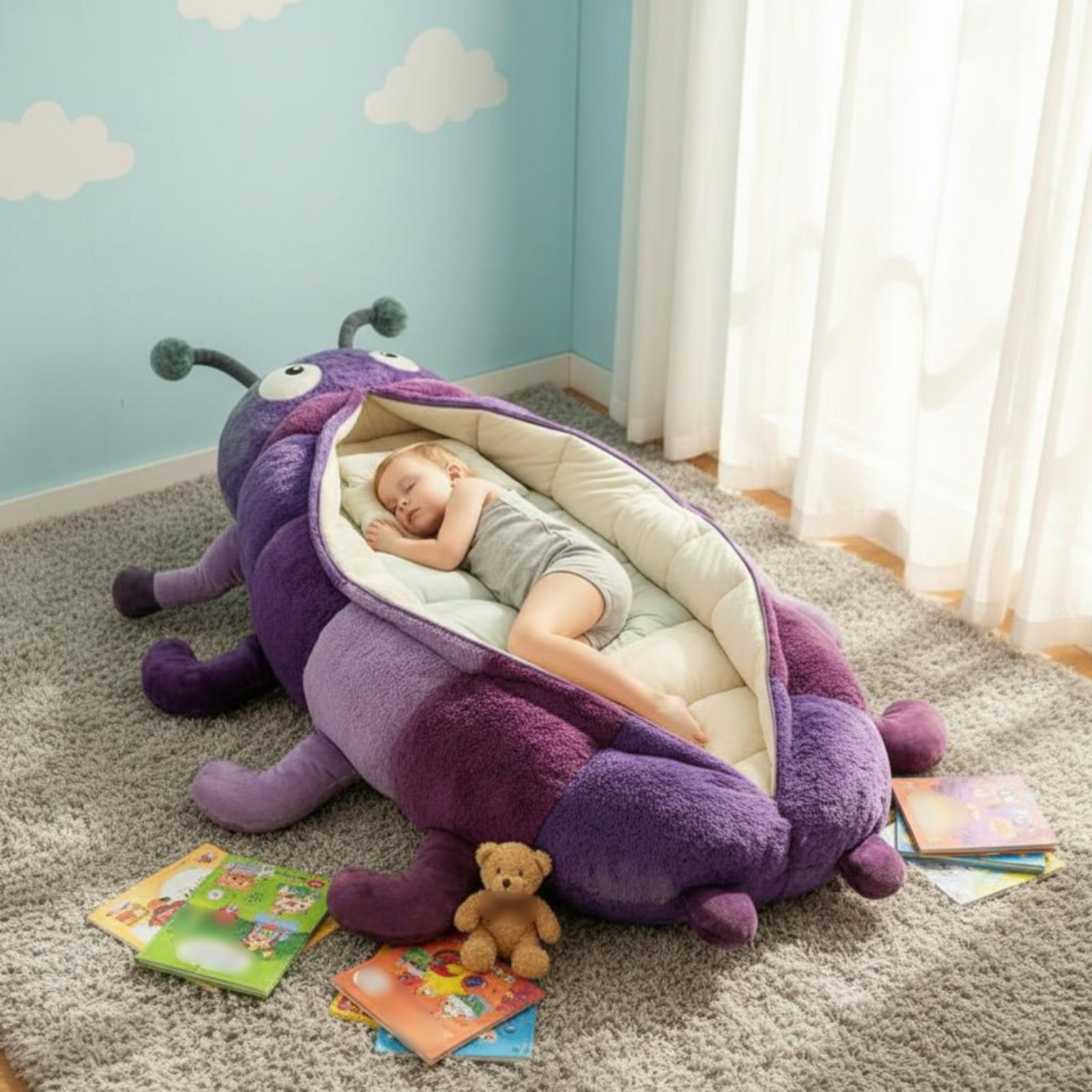 Kantung Tidur Segmented Caterp - Baby Nursery Bedding ulasan dan harga