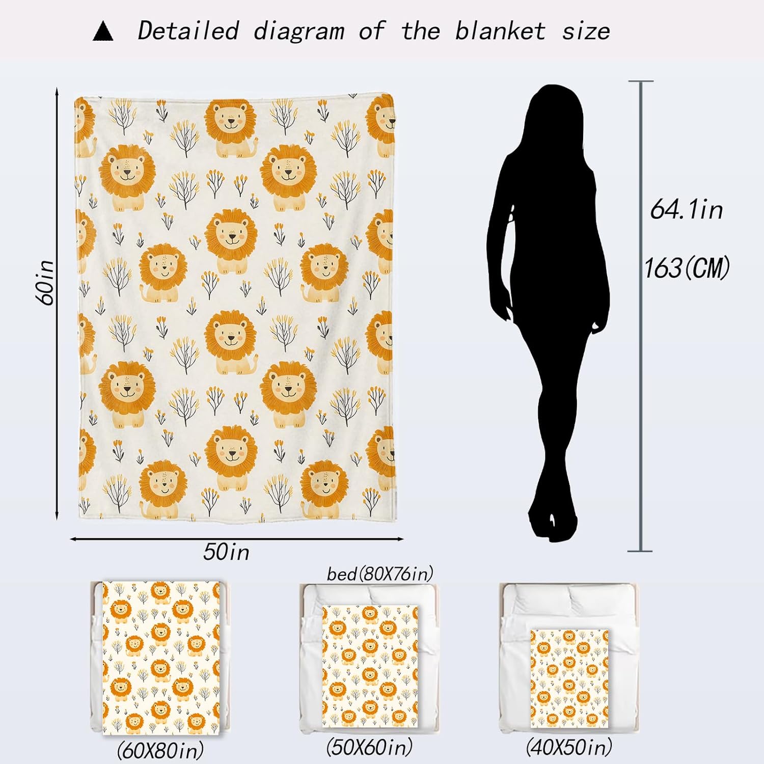 Selimut Lembut Motif Singa, Se - Baby Nursery In Hospital ulasan dan harga