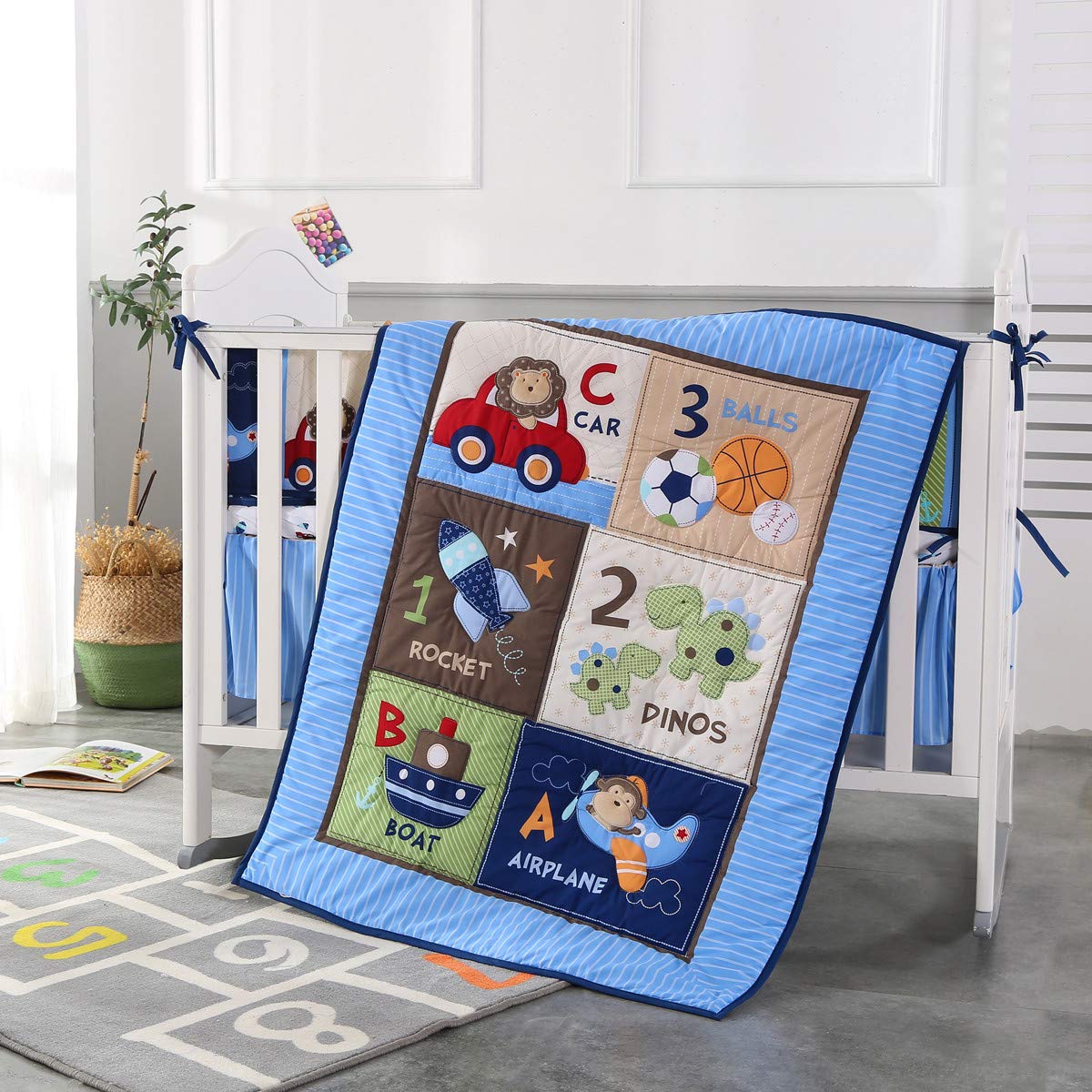 Set tempat tidur bayi, Set tem - Baby Nursery Bedding ulasan dan harga