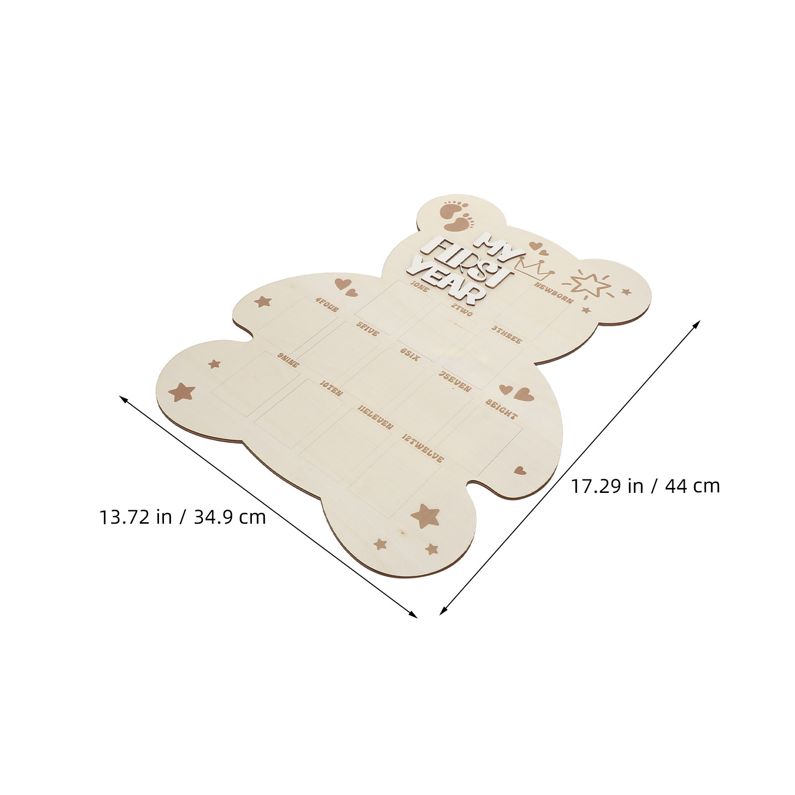 Bingkai Foto Kayu Pertama Saya - Baby Nursery Picture Frames ulasan dan harga
