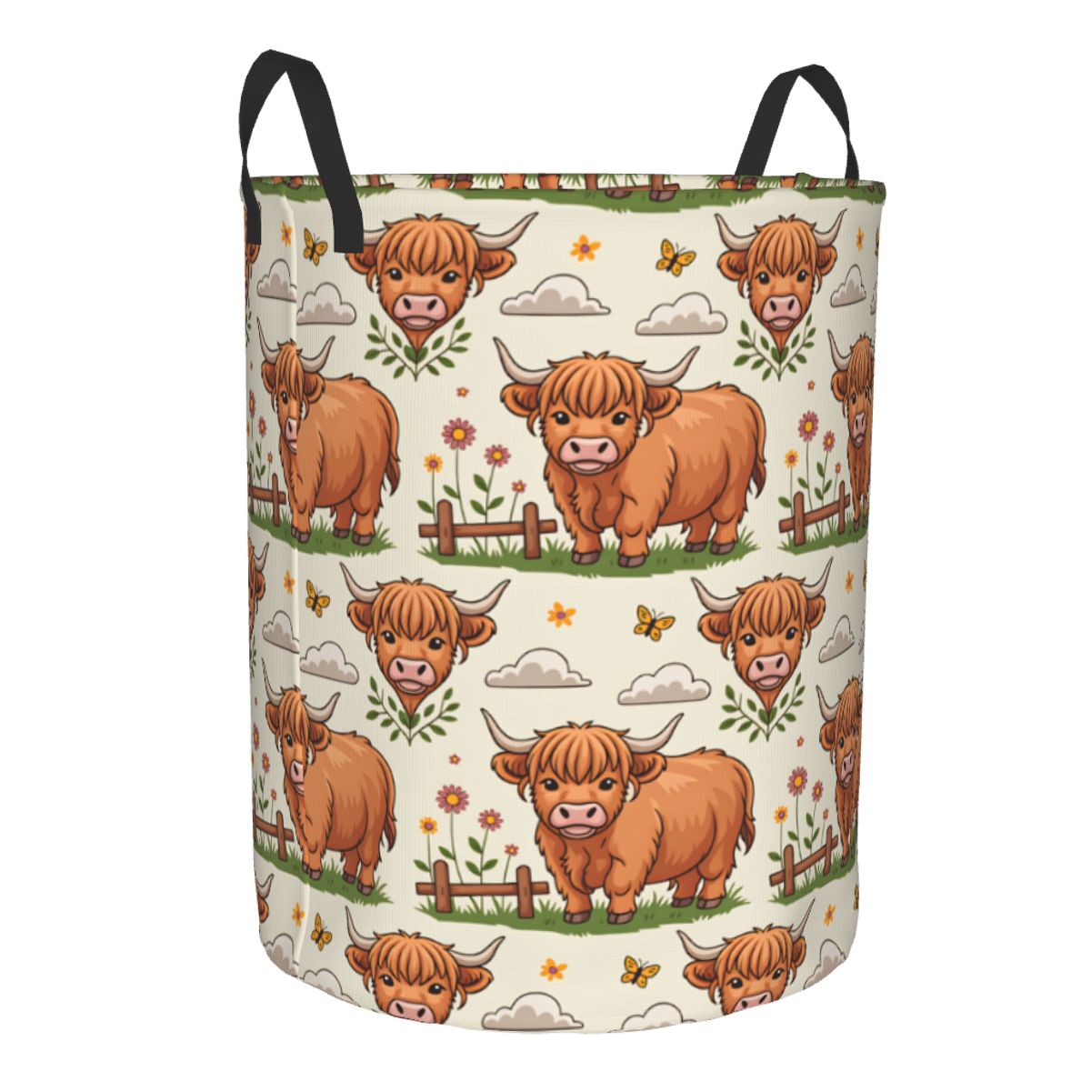Keranjang Cucian Sapi Highland - Baby Nursery Hamper ulasan dan harga